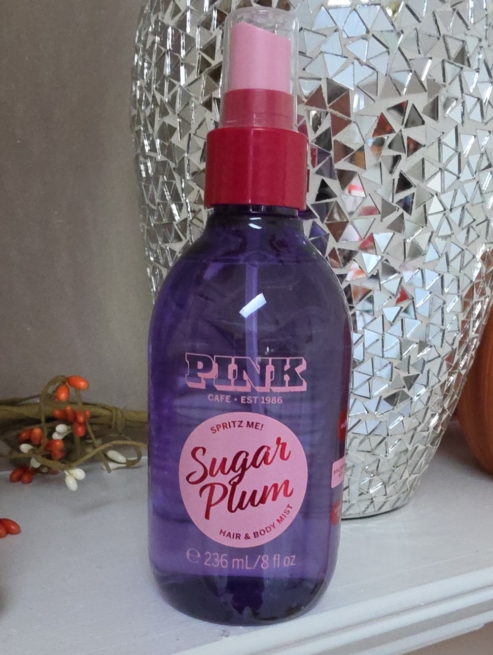 🌟💜 PINK Victoria's Secret Sugar Plum Hair & Body Mist 💜🌟
